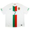 Portugal Ronaldo 7 2010 Borte Retro - Herre Fotballdrakt