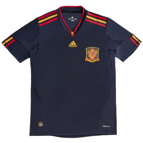 Spania 2010 Borte Retro - Herre Fotballdrakt Spania 2010 Borte Retro - Herre Fotballdrakt