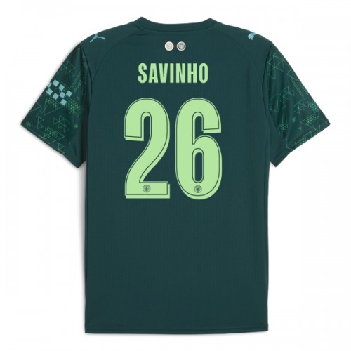 Manchester City Savinho 26 Fjerde 2025-26 EA Sport - Herre Fotballdrakt Manchester City Savinho 26 Fjerde 2025-26 EA Sport - Herre Fotballdrakt