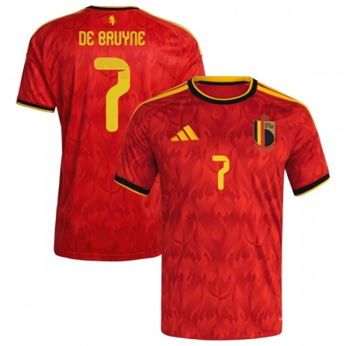 Belgia De Bruyne 7 Hjemme VM 2026 - Herre Fotballdrakt Belgia De Bruyne 7 Hjemme VM 2026 - Herre Fotballdrakt
