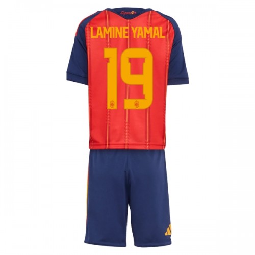 Spania Lamine Yamal 19 Hjemme VM 2026 - Barn Draktsett Spania Lamine Yamal 19 Hjemme VM 2026 - Barn Draktsett