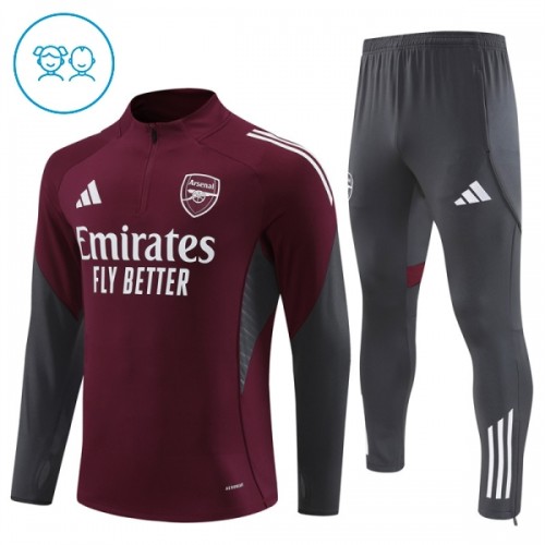 Arsenal Trenings Collegegenser 2025-26 Kvart-Zip Rød - Barn Arsenal Trenings Collegegenser 2025-26 Kvart-Zip Rød - Barn