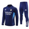 Real Madrid Trenings Collegegenser 2025-26 Kvart-Zip Navy - Herre