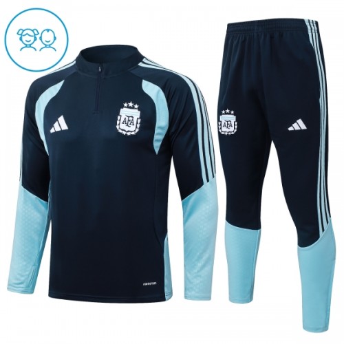 Argentina Trenings Collegegenser 2026-27 Kvart-Zip Navy - Barn Argentina Trenings Collegegenser 2026-27 Kvart-Zip Navy - Barn