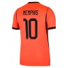 Nederland Memphis 10 Hjemme VM 2026 - Herre Fotballdrakt