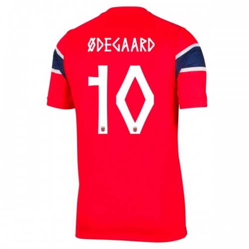 Norge Odegaard 10 Hjemme VM 2026 - Herre Fotballdrakt Norge Odegaard 10 Hjemme VM 2026 - Herre Fotballdrakt