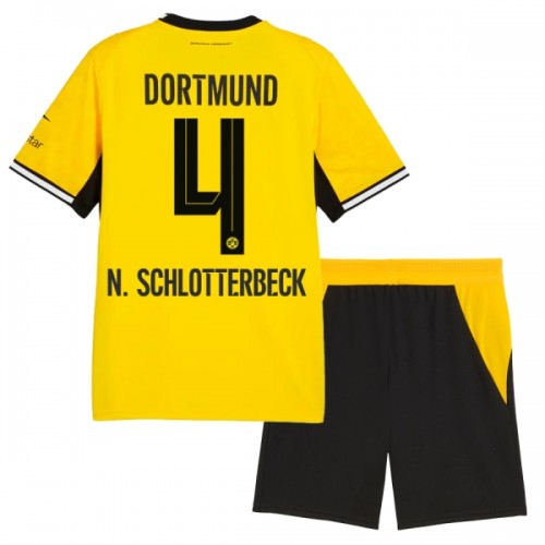 Borussia Dortmund N. Schlotterbeck 4 Hjemme 2026-27 - Barn Draktsett Borussia Dortmund N. Schlotterbeck 4 Hjemme 2026-27 - Barn Draktsett
