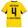 Borussia Dortmund N. Schlotterbeck 4 Hjemme 2026-27 - Herre Fotballdrakt Borussia Dortmund N. Schlotterbeck 4 Hjemme 2026-27 - Herre Fotballdrakt