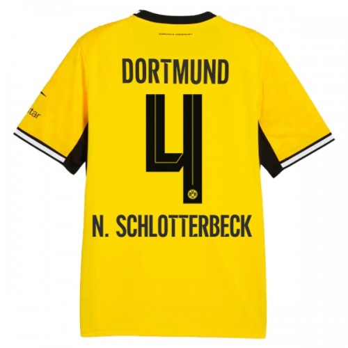 Borussia Dortmund N. Schlotterbeck 4 Hjemme 2026-27 - Herre Fotballdrakt Borussia Dortmund N. Schlotterbeck 4 Hjemme 2026-27 - Herre Fotballdrakt