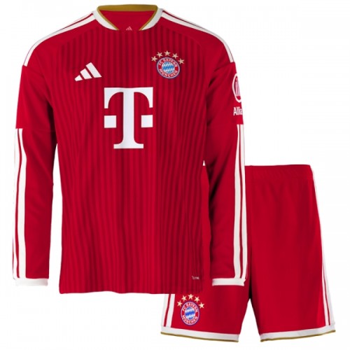 FC Bayern München Hjemme 2026-27 - Barn Langermet Draktsett FC Bayern München Hjemme 2026-27 - Barn Langermet Draktsett