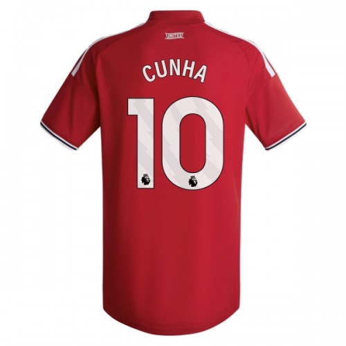 Manchester United Cunha 10 Hjemme 2026-27 - Herre Fotballdrakt Manchester United Cunha 10 Hjemme 2026-27 - Herre Fotballdrakt