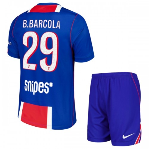 Paris Saint-Germain Bradley Barcola 29 Hjemme 2026-27 - Barn Draktsett Paris Saint-Germain Bradley Barcola 29 Hjemme 2026-27 - Barn Draktsett