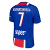 Paris Saint-Germain Kvaratskhelia 7 Hjemme 2026-27 - Herre Fotballdrakt