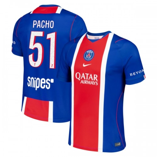 Paris Saint-Germain Pacho 51 Hjemme 2026-27 - Herre Fotballdrakt Paris Saint-Germain Pacho 51 Hjemme 2026-27 - Herre Fotballdrakt