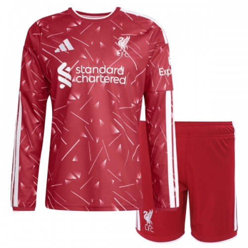 Liverpool Hjemme 2026-27 - Barn Langermet Draktsett Liverpool Hjemme 2026-27 - Barn Langermet Draktsett