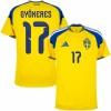 Sverige Gyokeres 17 Hjemme VM 2026 - Herre Fotballdrakt Sverige Gyokeres 17 Hjemme VM 2026 - Herre Fotballdrakt