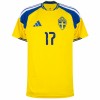 Sverige Gyokeres 17 Hjemme VM 2026 - Herre Fotballdrakt
