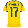 Sverige Gyokeres 17 Hjemme VM 2026 - Herre Fotballdrakt