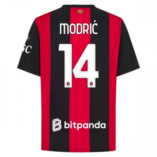 AC Milan Modrić 14 Hjemme 2026-27 - Herre Fotballdrakt AC Milan Modrić 14 Hjemme 2026-27 - Herre Fotballdrakt