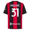AC Milan Pavlovic 31 Hjemme 2026-27 - Herre Fotballdrakt