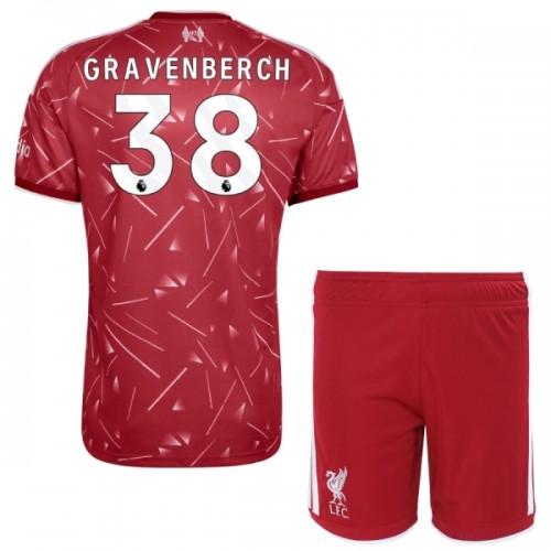Liverpool Gravenberch 38 Hjemme 2026-27 - Barn Draktsett Liverpool Gravenberch 38 Hjemme 2026-27 - Barn Draktsett