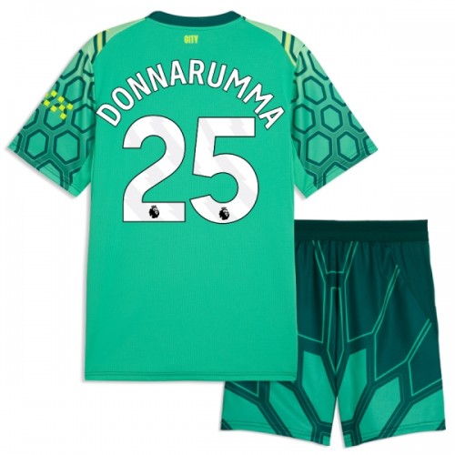 Manchester City Donnarumma 25 Hjemme 2026-27 Grønn - Barn Keeper Draktsett Manchester City Donnarumma 25 Hjemme 2026-27 Grønn - Barn Keeper Draktsett