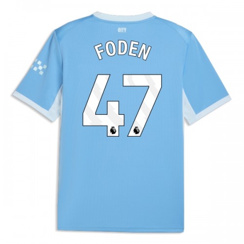 Manchester City Foden 47 Hjemme 2026-27 - Herre Fotballdrakt Manchester City Foden 47 Hjemme 2026-27 - Herre Fotballdrakt