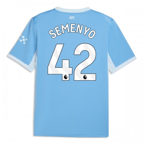 Manchester City Semenyo 42 Hjemme 2026-27 - Herre Fotballdrakt Manchester City Semenyo 42 Hjemme 2026-27 - Herre Fotballdrakt