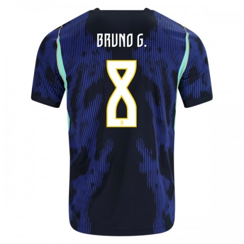 Brasil Bruno Guimaraes 8 Borte VM 2026 - Herre Fotballdrakt Brasil Bruno Guimaraes 8 Borte VM 2026 - Herre Fotballdrakt