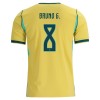 Brasil Bruno Guimaraes 8 Hjemme VM 2026 - Herre Fotballdrakt