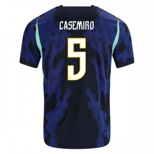Brasil Casemiro 5 Borte VM 2026 - Herre Fotballdrakt Brasil Casemiro 5 Borte VM 2026 - Herre Fotballdrakt