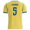 Brasil Casemiro 5 Hjemme VM 2026 - Herre Fotballdrakt Brasil Casemiro 5 Hjemme VM 2026 - Herre Fotballdrakt