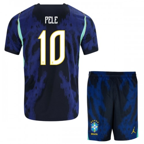 Brasil Pele 10 Borte VM 2026 - Barn Draktsett Brasil Pele 10 Borte VM 2026 - Barn Draktsett