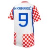 Kroatia Kramaric 9 Hjemme VM 2026 - Herre Fotballdrakt