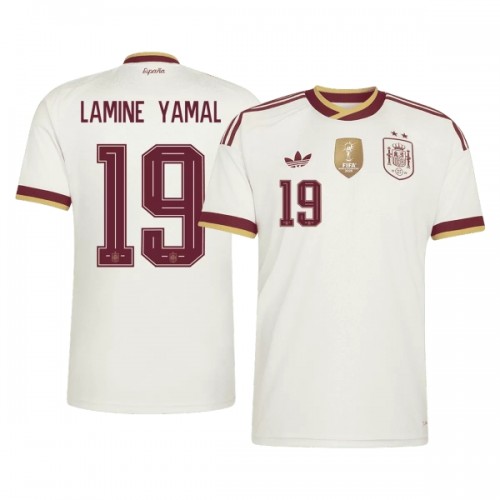 Spania 2 Stars Lamine Yamal 19 Borte VM 2026 - Herre Fotballdrakt Spania 2 Stars Lamine Yamal 19 Borte VM 2026 - Herre Fotballdrakt