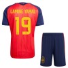 Spania 2 Stars Lamine Yamal 19 Hjemme VM 2026 - Barn Draktsett Spania 2 Stars Lamine Yamal 19 Hjemme VM 2026 - Barn Draktsett