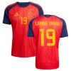 Spania 2 Stars Lamine Yamal 19 Hjemme VM 2026 - Herre Fotballdrakt Spania 2 Stars Lamine Yamal 19 Hjemme VM 2026 - Herre Fotballdrakt