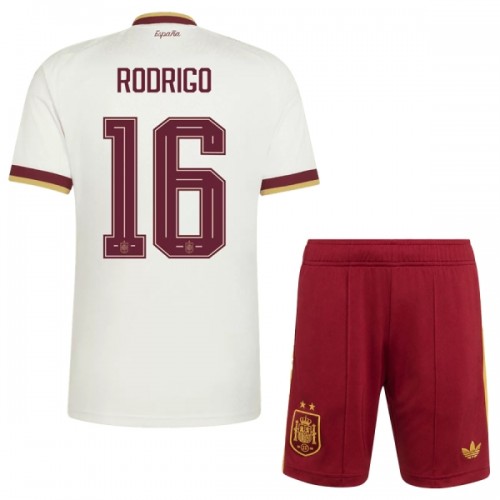 Spania 2 Stars Rodrigo 16 Borte VM 2026 - Barn Draktsett Spania 2 Stars Rodrigo 16 Borte VM 2026 - Barn Draktsett