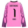 Borussia Dortmund Kobel 1 Borte 2026-27 Rosa - Herre Keeper Langermet Fotballdrakt Borussia Dortmund Kobel 1 Borte 2026-27 Rosa - Herre Keeper Langermet Fotballdrakt