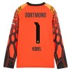 Borussia Dortmund Kobel 1 Hjemme 2026-27 Oransje - Herre Keeper Langermet Fotballdrakt Borussia Dortmund Kobel 1 Hjemme 2026-27 Oransje - Herre Keeper Langermet Fotballdrakt