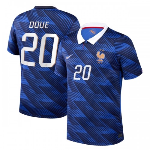 Frankrike Desire Doue 20 Hjemme VM 2026 - Herre Fotballdrakt Frankrike Desire Doue 20 Hjemme VM 2026 - Herre Fotballdrakt
