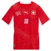 Sveits Granit Xhaka 10 Hjemme VM 2026 - Herre Fotballdrakt