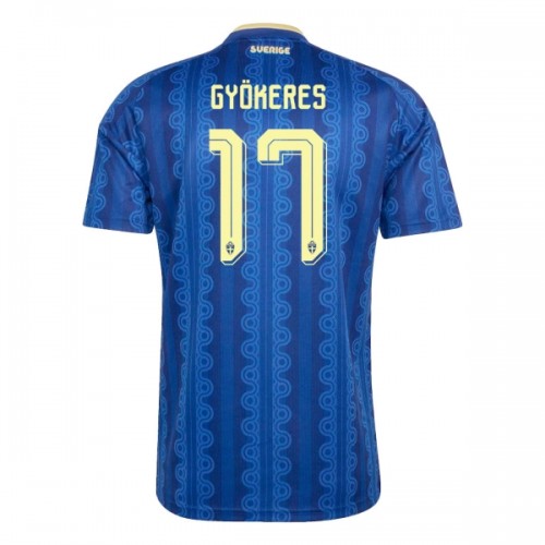 Sverige Gyokeres 17 Borte VM 2026 - Herre Fotballdrakt Sverige Gyokeres 17 Borte VM 2026 - Herre Fotballdrakt