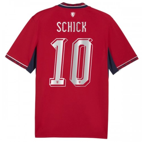 Tsjekkia Schick 10 Hjemme VM 2026 - Herre Fotballdrakt Tsjekkia Schick 10 Hjemme VM 2026 - Herre Fotballdrakt