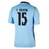 Uruguay Federico Valverde 15 Hjemme VM 2026 - Herre Fotballdrakt Uruguay Federico Valverde 15 Hjemme VM 2026 - Herre Fotballdrakt