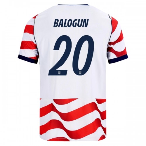 USA Balogun 20 Hjemme VM 2026 - Herre Fotballdrakt USA Balogun 20 Hjemme VM 2026 - Herre Fotballdrakt