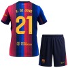 FC Barcelona F. De Jong 21 Hjemme 2026-27 - Barn Draktsett