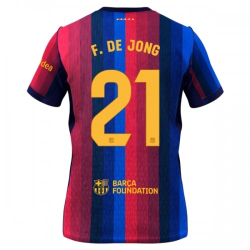 FC Barcelona F. De Jong 21 Hjemme 2026-27 - Herre Fotballdrakt FC Barcelona F. De Jong 21 Hjemme 2026-27 - Herre Fotballdrakt