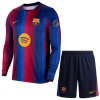 FC Barcelona Hjemme 2026-27 - Barn Langermet Draktsett FC Barcelona Hjemme 2026-27 - Barn Langermet Draktsett