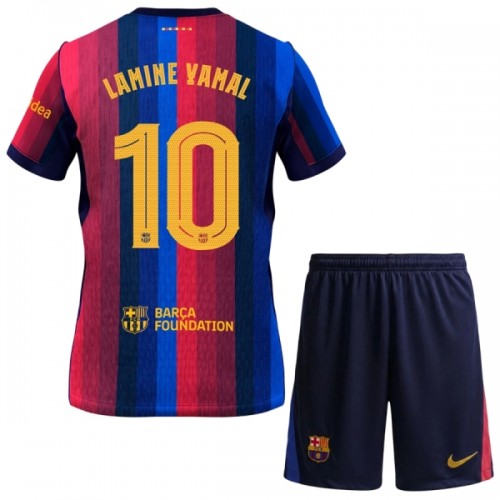 FC Barcelona Lamine Yamal 10 Hjemme 2026-27 - Barn Draktsett FC Barcelona Lamine Yamal 10 Hjemme 2026-27 - Barn Draktsett